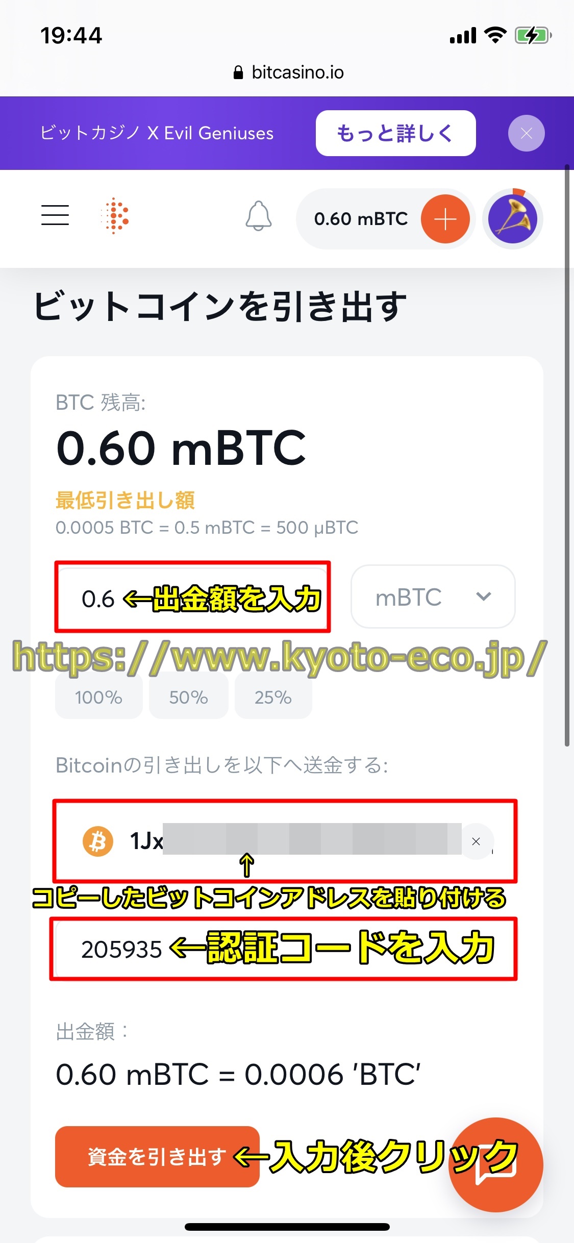 ビットカジノ