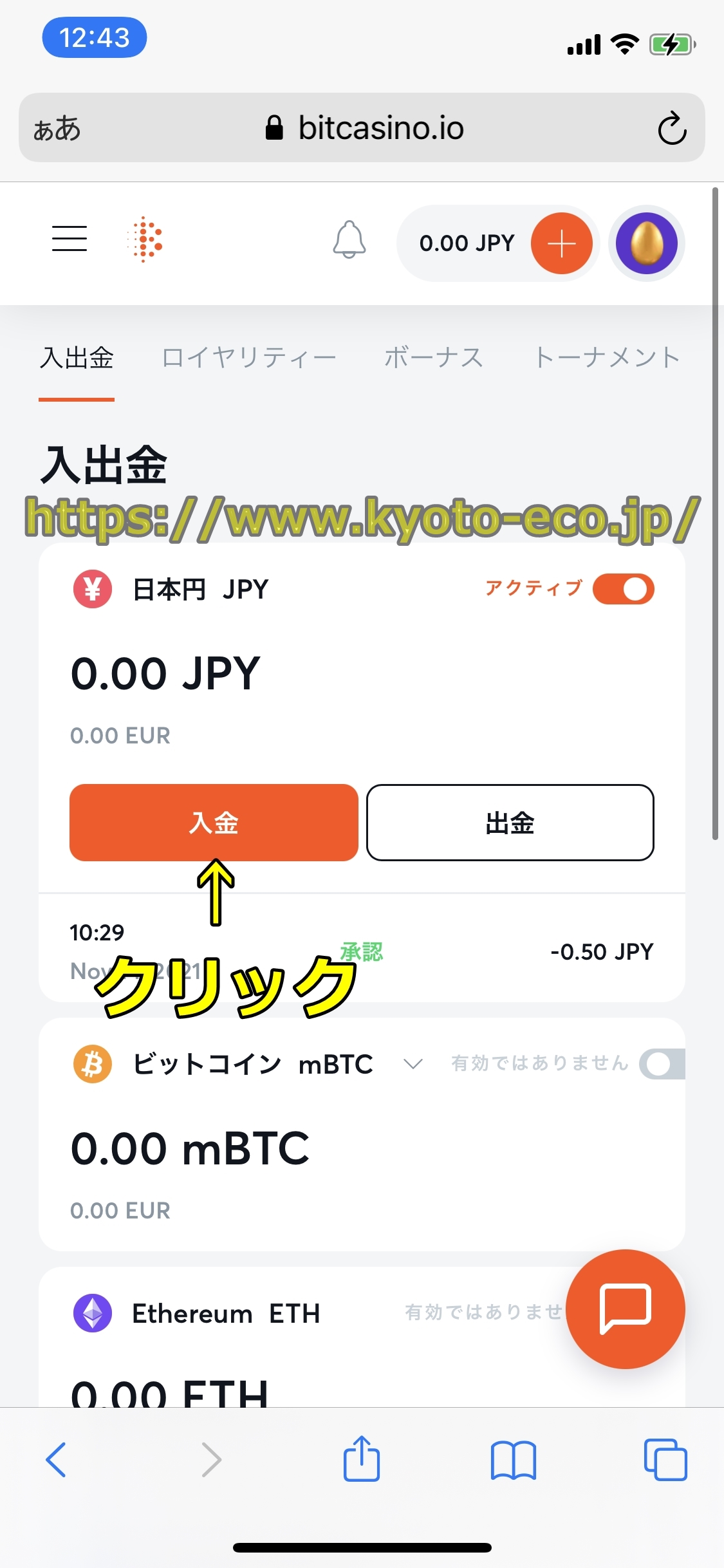 ビットカジノ